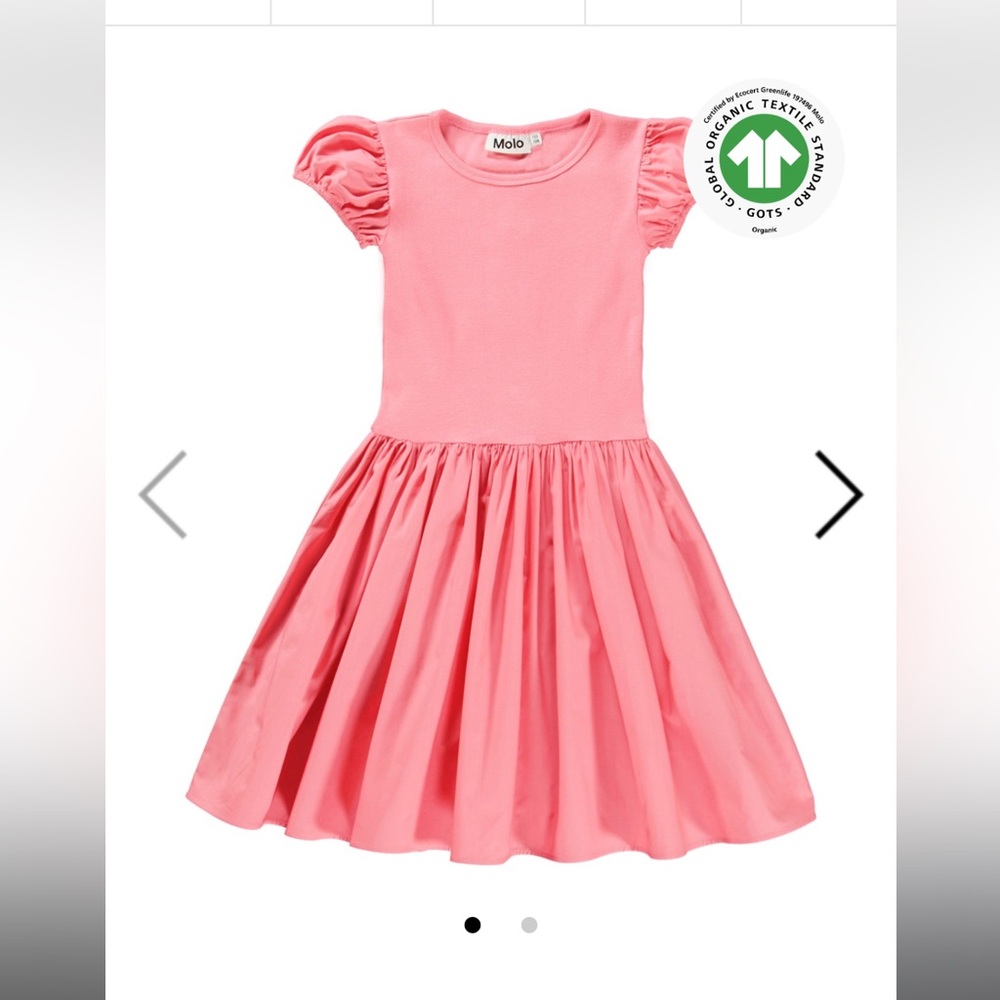 Molo Pink Cleopatra Confetti Dress 12-18 Months